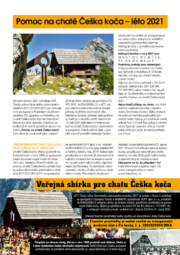 Help at the cottage and collection – magazine lidé&HORY 2/2021