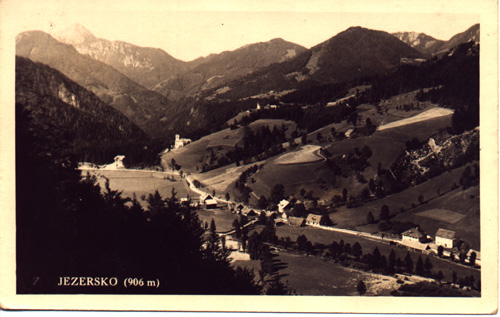 Jezersko between the two world wars