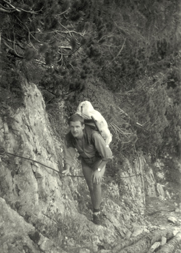 Until 1969, supplies for the hut were carried on the backs of porters